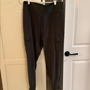 Athleta Olive Cargo Jogger Pants